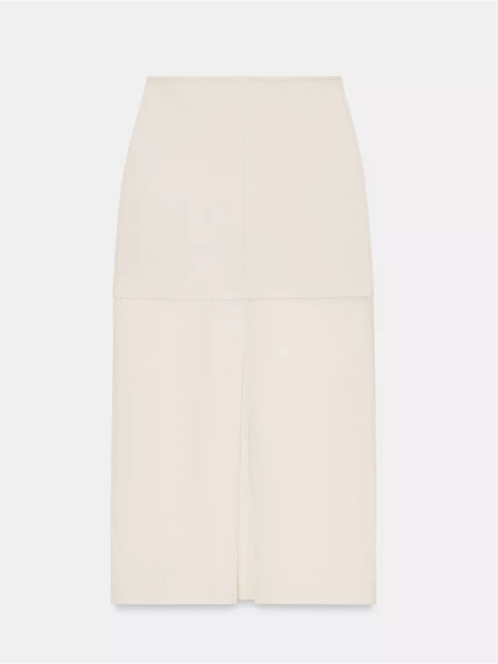 Zara NWT SET Cream V-Neck Balloon Sleeve Top & Skirt - Picture 10 of 16